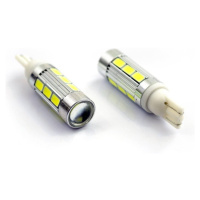 Auto LED žárovka W5W T10 14 SMD 5630 s čočkou