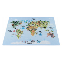Dětský protiskluzový koberec Play kontinenty
