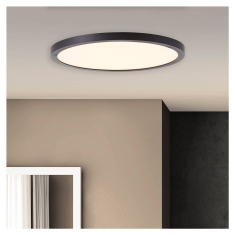 Brilliant LED stropní světlo Tuco, černá, Ø 25 cm