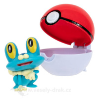 Pokémon Clip and Go Poké Ball - figurka Froakie