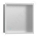 Hansgrohe 56097700 - Výklenek do stěny s designovým rámem, 30x30x10 cm, kartáčovaná nerez/matná 