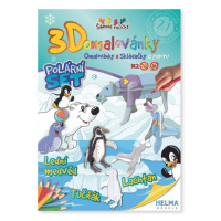 3D omalovánka A4 - Set Polární/medvěd + lachtan + tučňák Helma 365