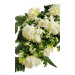 Umělá dekorativní kytice Chryzantéma, krémová, výška 60 cm