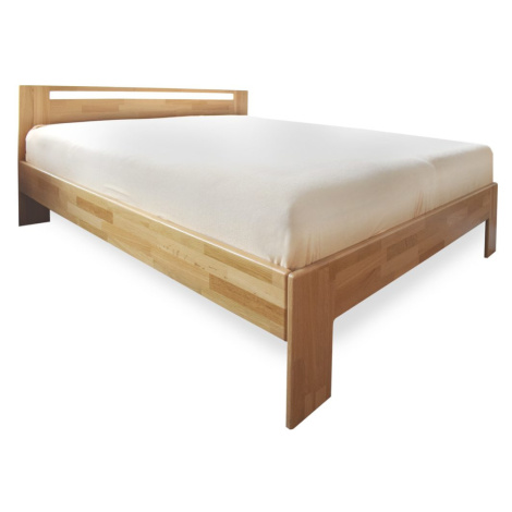 Oak´s Dubová postel Duos 2,5 cm masiv cink - 160x200 cm