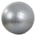 Gymnastický masážní míč 55 cm s pumpičkou, šedý