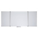 MAUL Sklopná bílá tabule, ocelový plech, s povlakem, š x v 1500 x 1000 mm