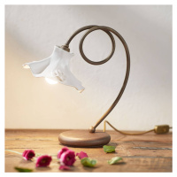 Ferroluce Stolní lampa Eleonora s keramickým stínidlem
