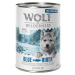 Wolf of Wilderness "Free-Range Meat" Junior 6 x 400 g - Junior Blue River - losos a kuřecí z vol