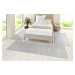 Hanse Home Collection koberce Ložnicová sada Pure 102615 Grey - 3 díly: 70x140 (2x), 70x240 (1x)