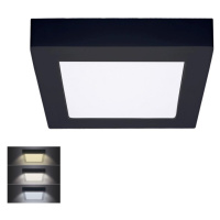 WD171-B- LED Stropní svítidlo LED/12W/230V 3000/4000/6000K černá hranatý