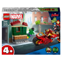 Lego® Marvel Super Heroes 76287 Iron Man s motorkou a Hulk