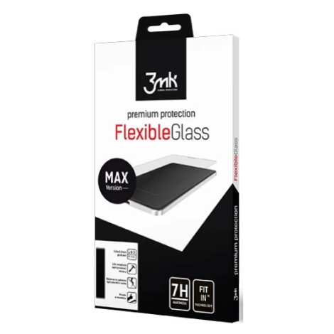 Ochranné sklo 3MK Apple iPhone 11 Pro Max Black - 3mk FlexibleGlass Max