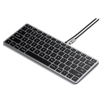 Satechi Slim W1 Wired Backlit Keyboard ST-UCSW1M Vesmírně šedá