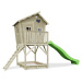 Domeček cedrový na pilířích Crooky 700 Exit Toys s voděodolnou střechou 2,28 m skluzavkou a písk
