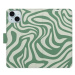 iSaprio Flip pouzdro Zebra Green 02 pro iPhone 15