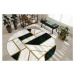 Dywany Łuszczów Kusový koberec Emerald 1015 green and gold kruh - 200x200 (průměr) kruh cm
