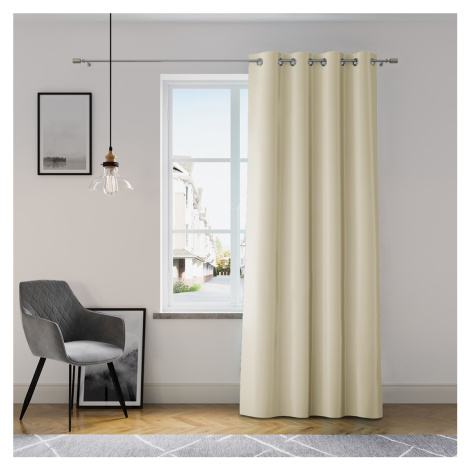 ArtFlhf Zatemňovací závěs OXFORD EYELETS K | 140 x 250 cm Barva: Silver