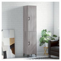 vidaXL Skříň highboard šedá sonoma 34,5 x 34 x 180 cm kompozitní dřevo