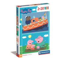 Clementoni Puzzle 2x20 dílků Peppa Pig 24797