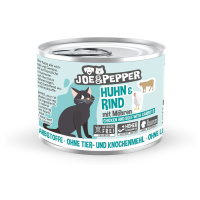 Joe & Pepper Cat kuřecí a hovězí maso s mrkví 6× 200 g