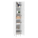 vidaXL Skříň highboard bílá s vysokým leskem 34,5x34x180 cm kompozit