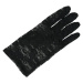 Guirca Černé krajkové rukavice 22 cm