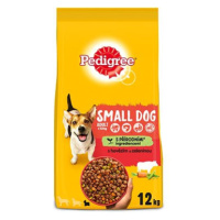 Pedigree granule s hovězím a zeleninou pro dospělé psy malých plemen 12 kg