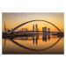 Fotografie Sunrise at the Dubai Water Canal, Mohammed Shamaa, 40 × 26.7 cm