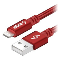 AlzaPower AluCore USB-A to Lightning MFi (C189) 0.5m červený