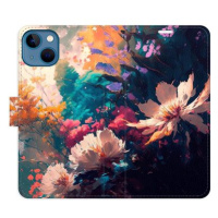 iSaprio flip pouzdro Spring Flowers pro iPhone 13