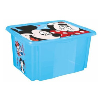 Úložný box s víkem Mickey 45l