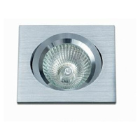 BPM Vestavné svítidlo Aluminio Plata, kartáčovaný hliník 1x50W, 230V 3021GU