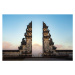 Fotografie Temple gates of heaven and Mount, Prasit photo, (40 x 26.7 cm)