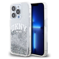 DKNY Liquid Glitter Arch Logo kryt iPhone 14 Pro Max čirý