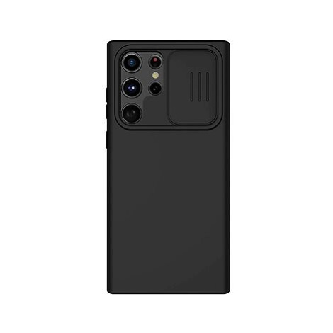 Nillkin CamShield Silky Silikonový Kryt pro Samsung Galaxy S22 Ultra Black