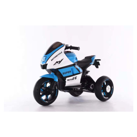 mamido Dětská elektrická motorka MotoV6 modrá