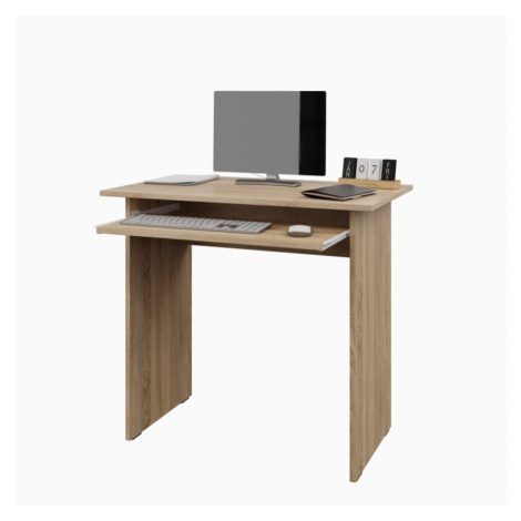 Jednoduchý PC stůl NEJBY WINSTON, dub sonoma Lamivex