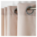 Dekorační závěs se zirkony s kroužky ANDRE růžová II. 140x250 cm (cena za 1 kus) MyBestHome