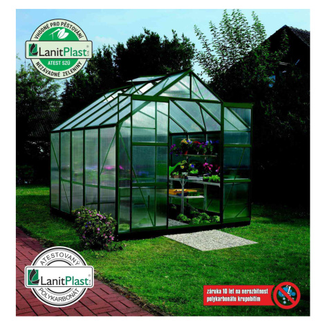 Polykarbonátový skleník VITAVIA URANUS 8300, PC 6 mm, zelený LG585 Vitavia Garden