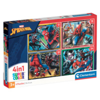 Clementoni - Puzzle 4v1 Marvel Spider-Man (12+16+20+24 dílků)