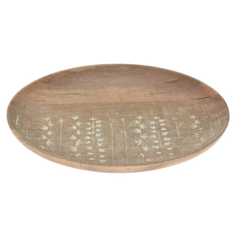 Dekorační talíř z mangového dřeva Tamala, 30 x 2 cm