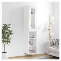 vidaXL Skříň highboard bílá 34,5 x 34 x 180 cm kompozitní dřevo