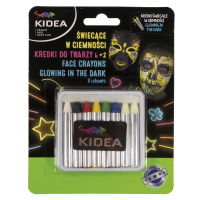 Kidea, KDT8SKA, sada barevných konturovacích tužek na obličej, 8 ks