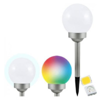 LED RGB Solární lampa BALL LED/0,2W/AA 1,2V/600mAh IP44