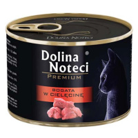 Dolina Noteci PREMIUM 185g bohaté na telecí maso pro kočky