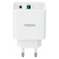 Rixon nabíjecí adaptér 20W USB-C/USB-A Bílá