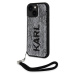 Karl Lagerfeld Sequins Reversible Kryt iPhone 15 černý/stříbrný