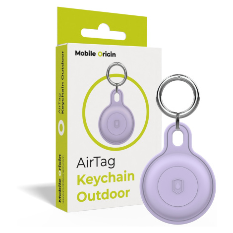 Mobile Origin Airtag Outdoor KeyChain Purple