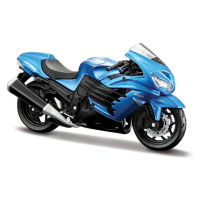 MAISTO - Motocykl, Kawasaki Ninja® ZX™-14R, modrá, 1:18