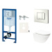 Cenově zvýhodněný závěsný WC set Grohe do lehkých stěn / předstěnová montáž+ WC Vitra Integra SI
